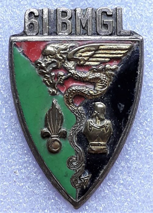 61ème bataillon mixte génie légion insignes du génie